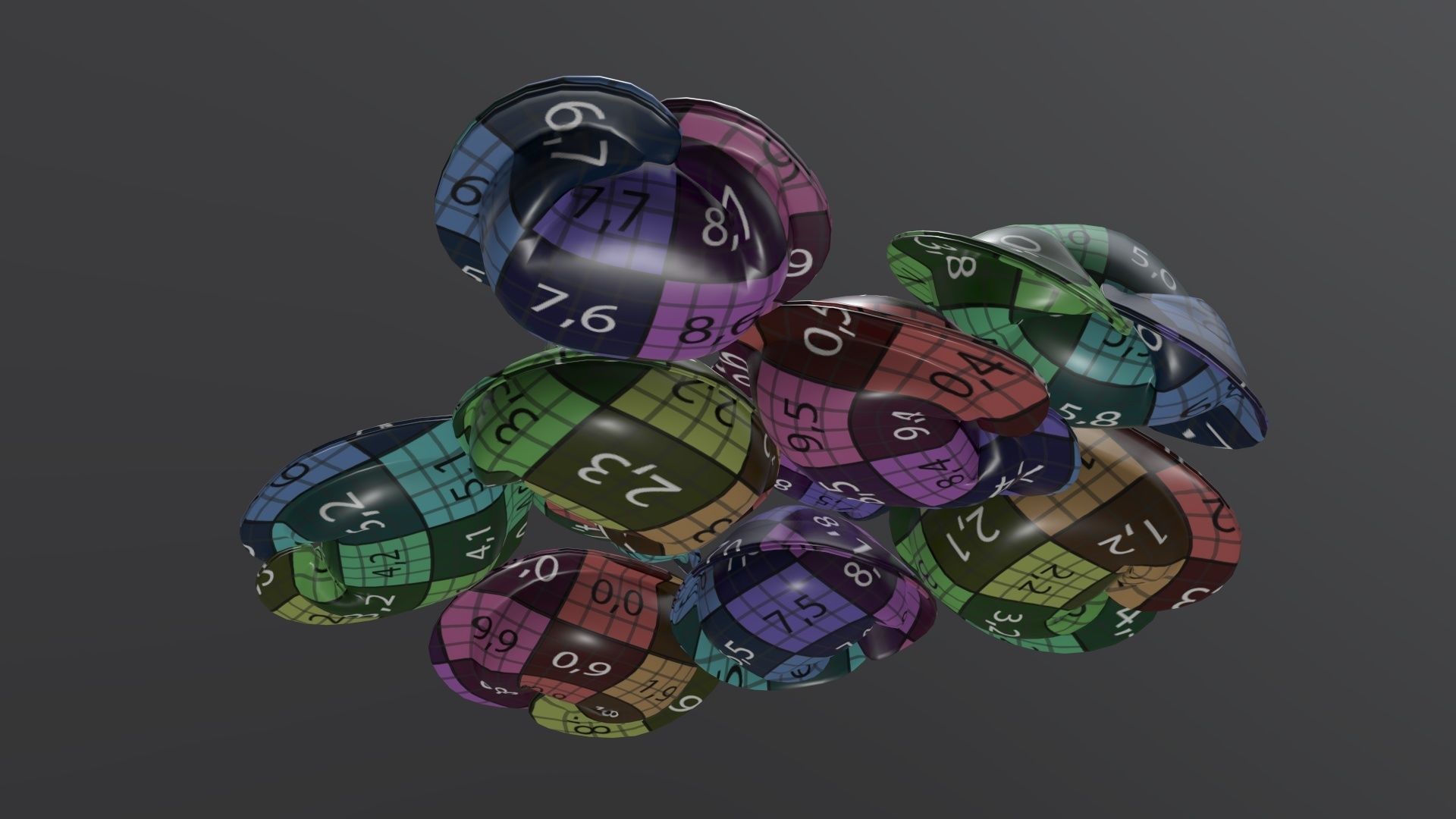 Dumplings food 03 3D model_14