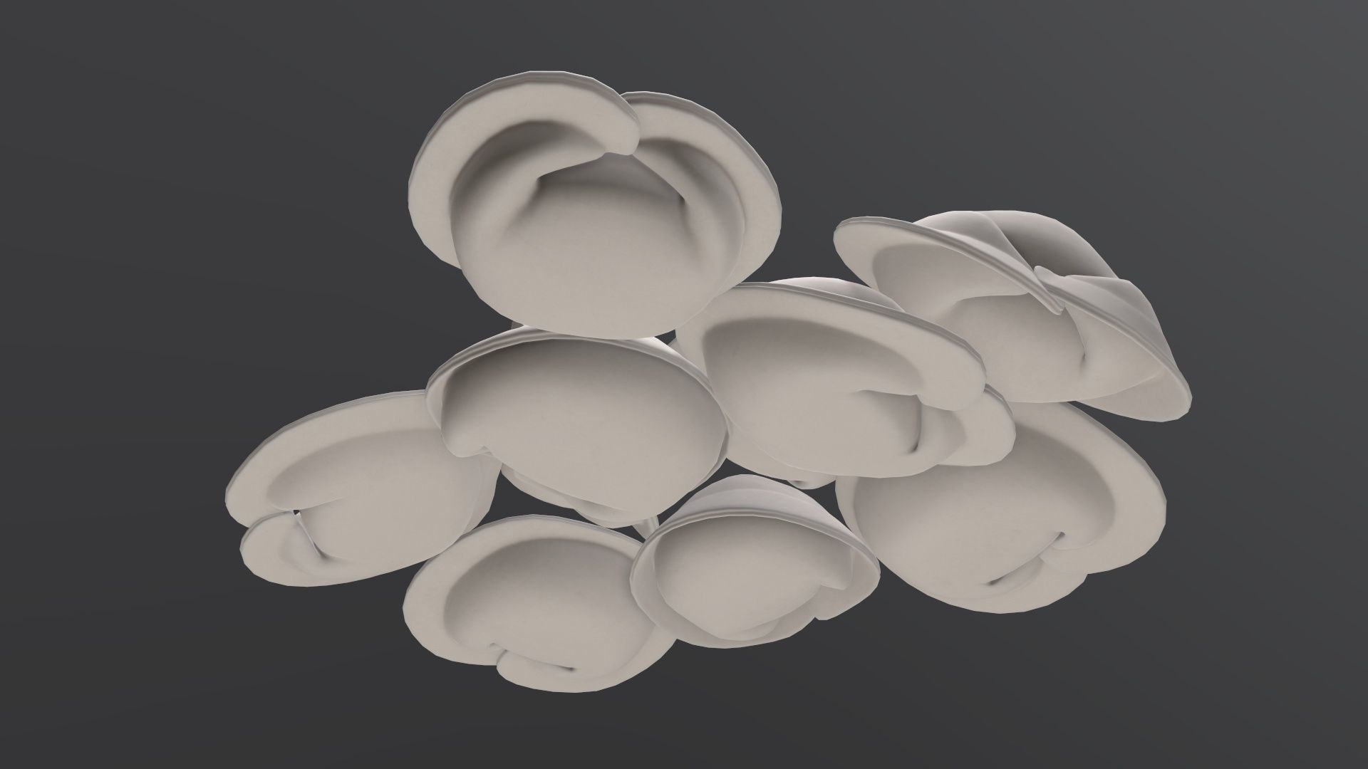 Dumplings food 03 3D model_4
