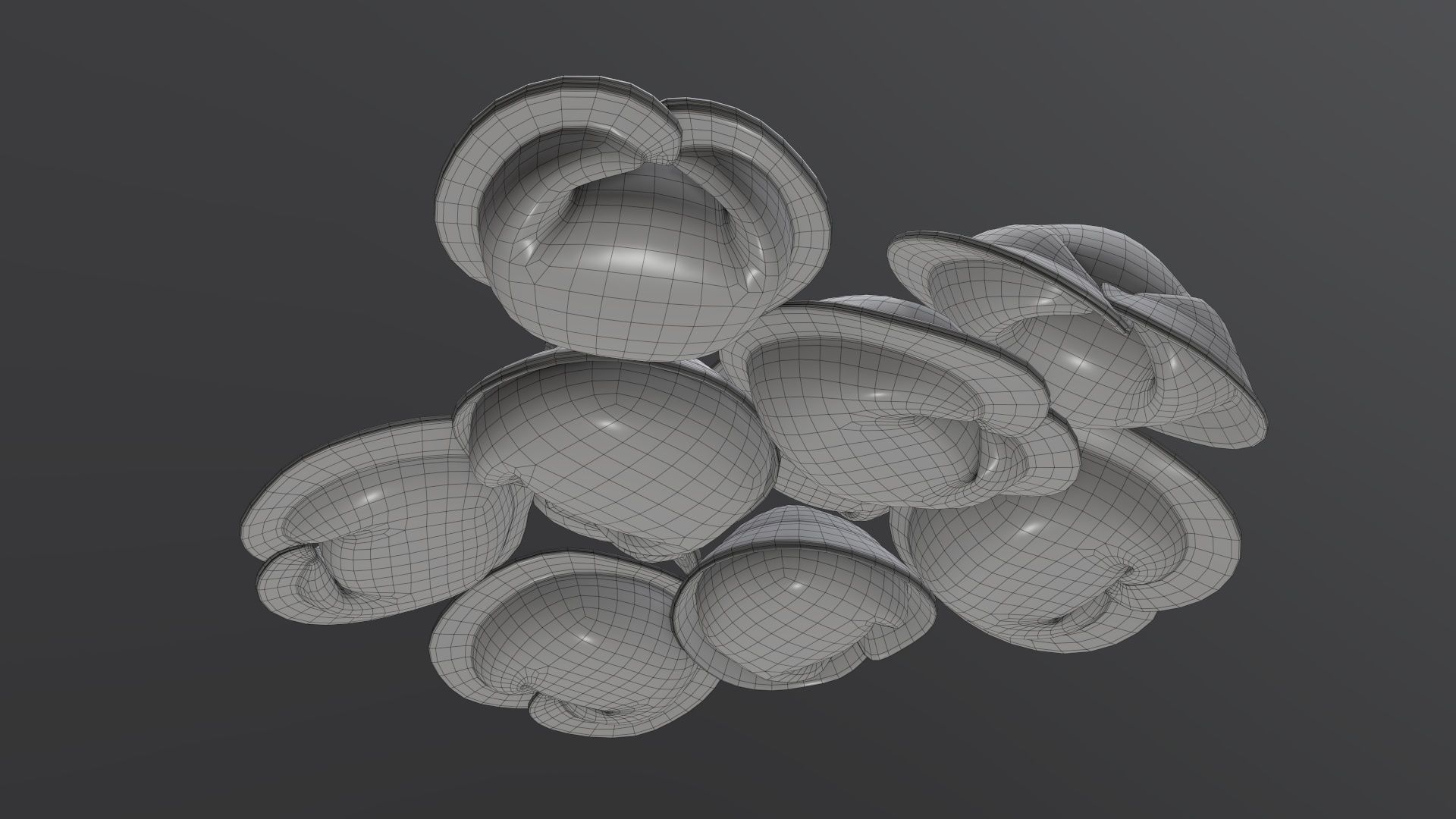 Dumplings food 03 3D model_9