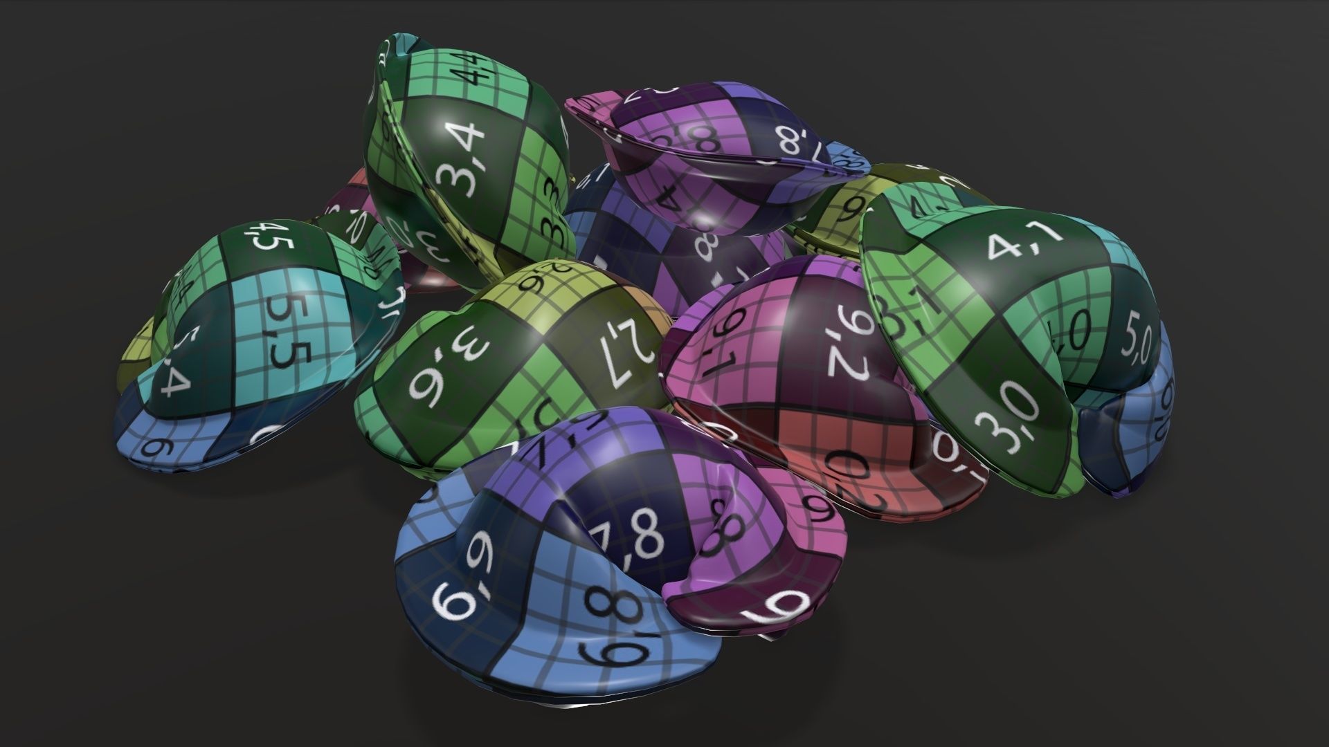 Dumplings food 03 3D model_13