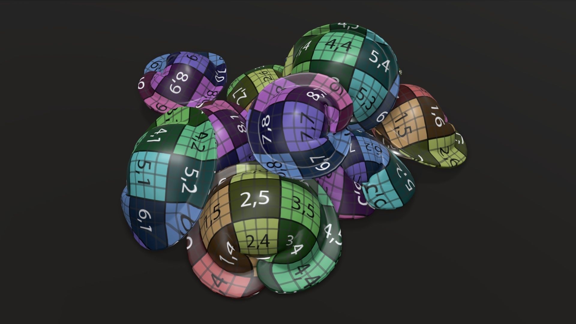 Dumplings food 03 3D model_11