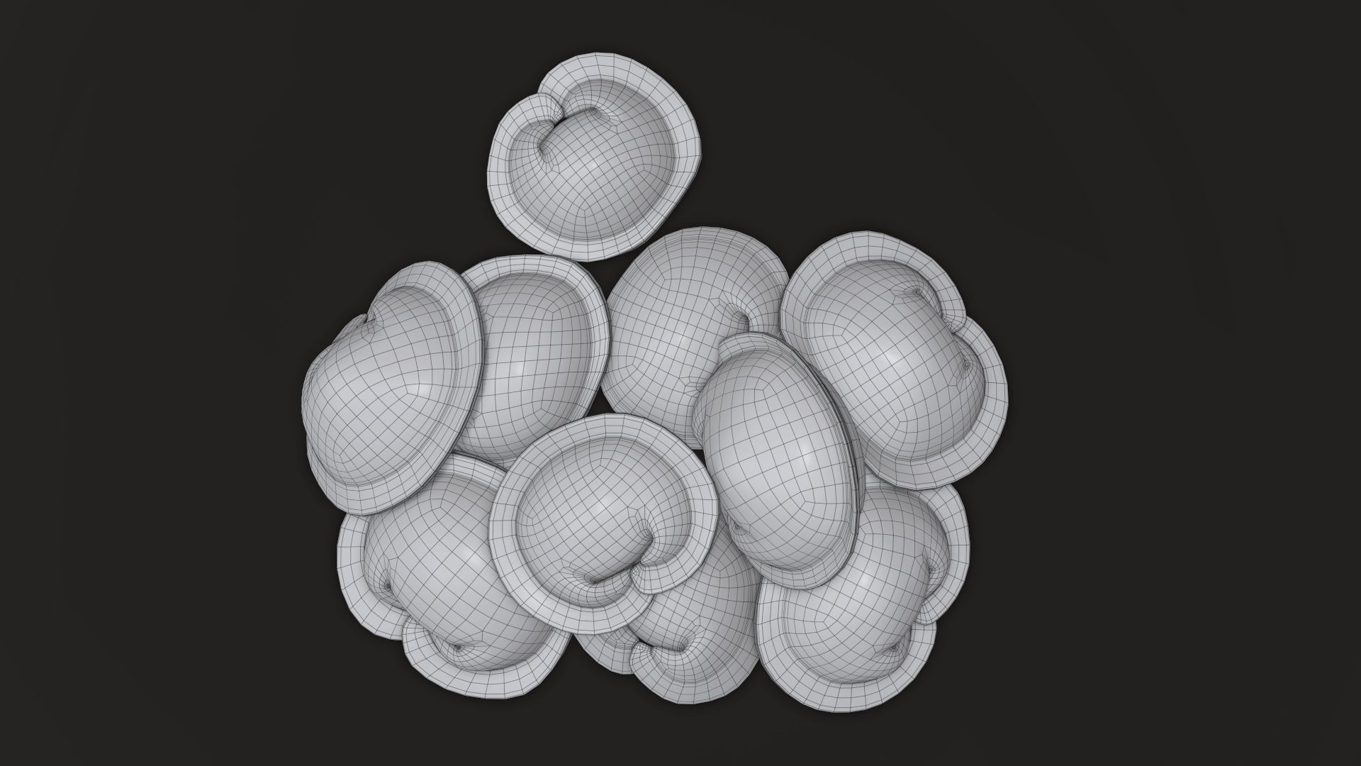 Dumplings food 03 3D model_10