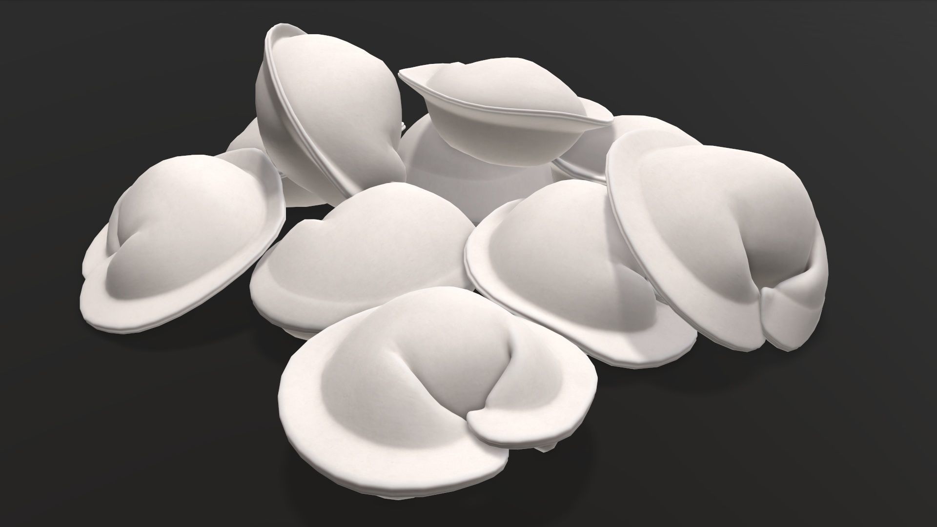Dumplings food 03 3D model_3