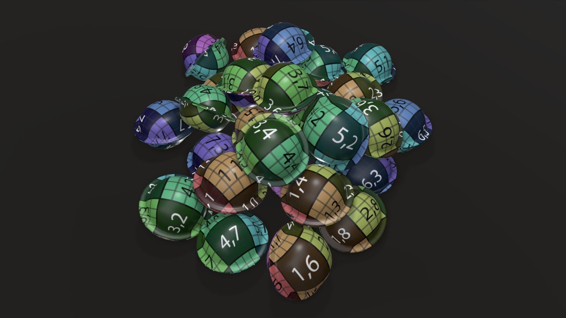 Dumplings food 04 3D model_11