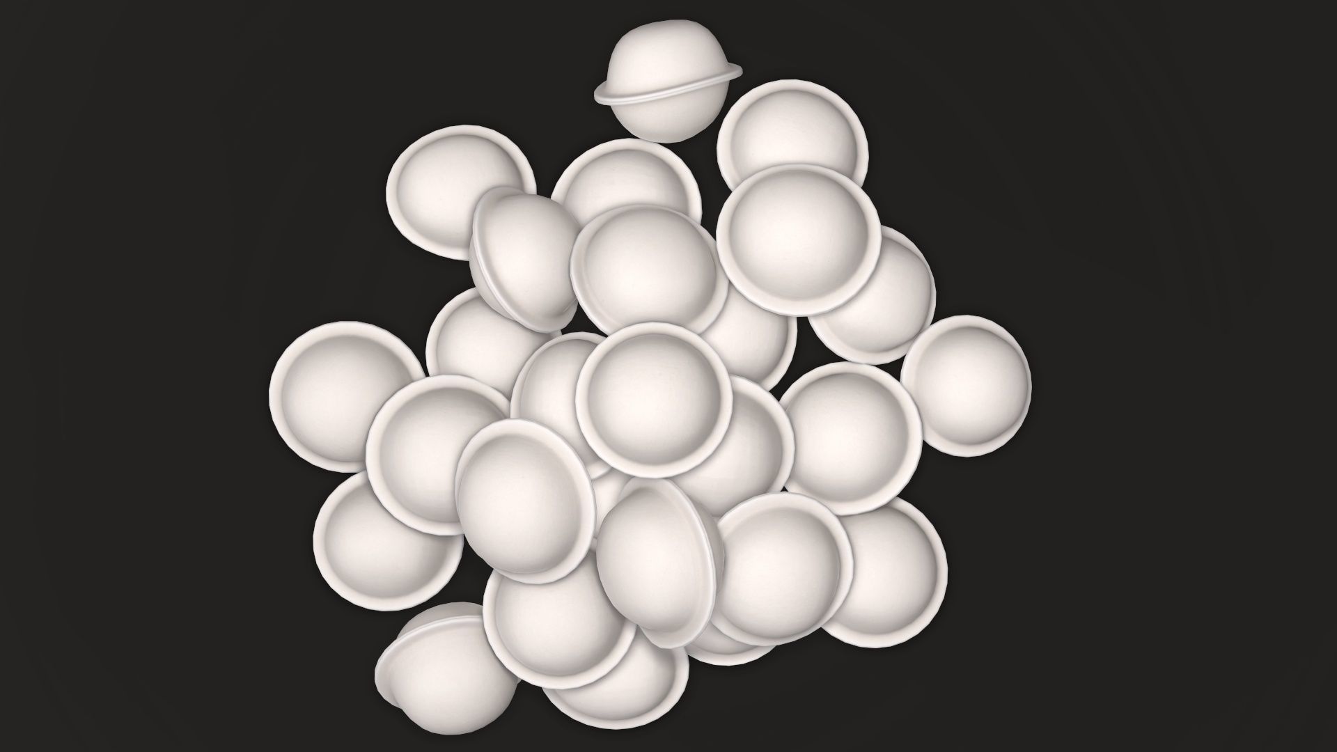 Dumplings food 04 3D model_5