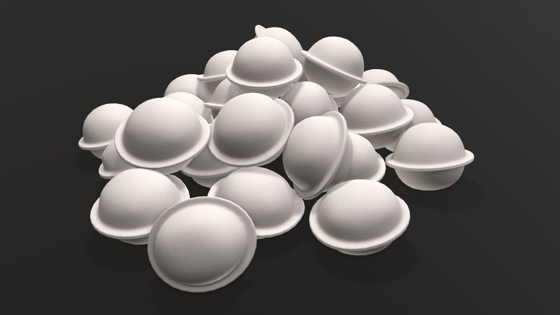 Dumplings food 04 3D model_3