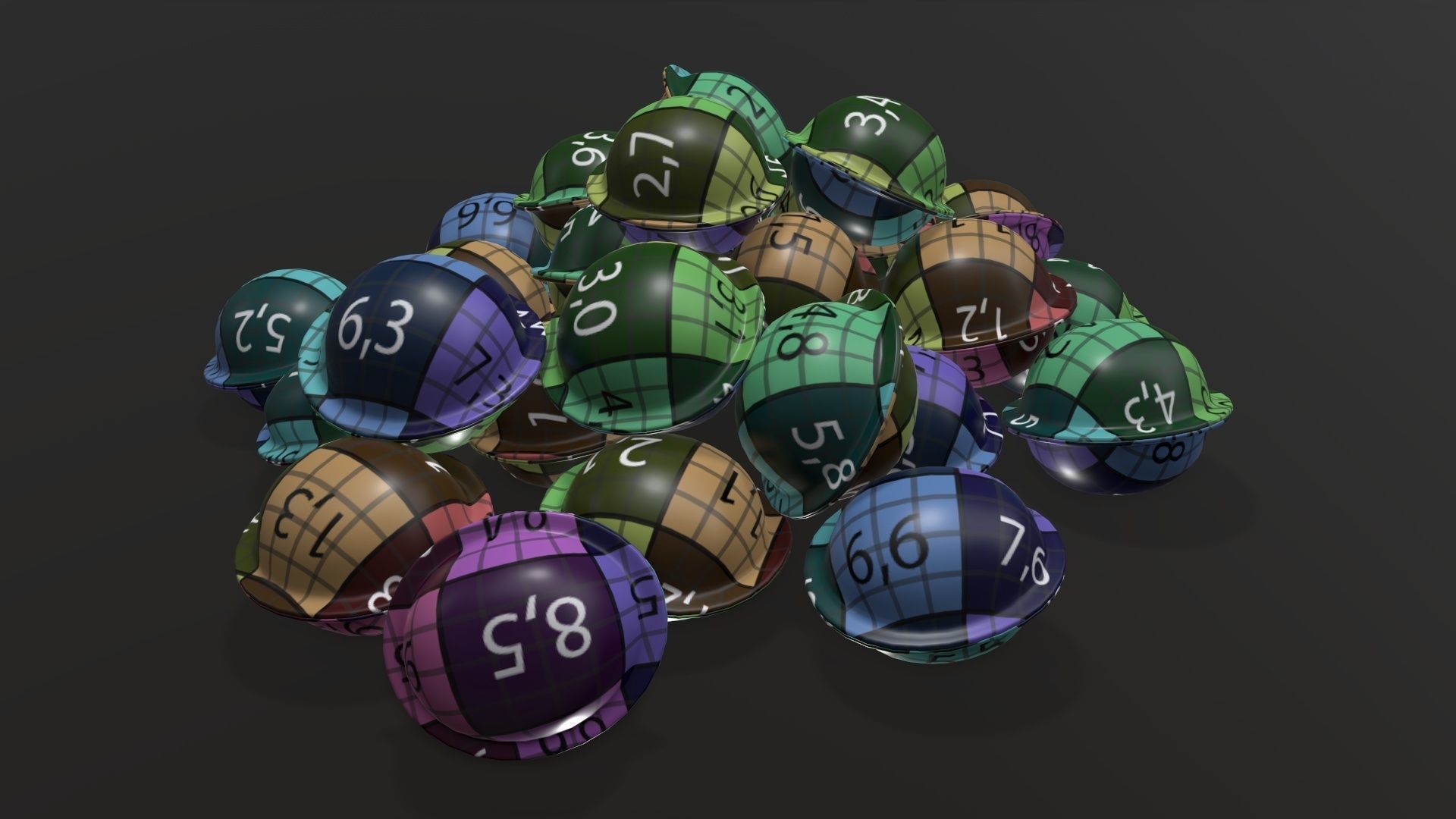 Dumplings food 04 3D model_13