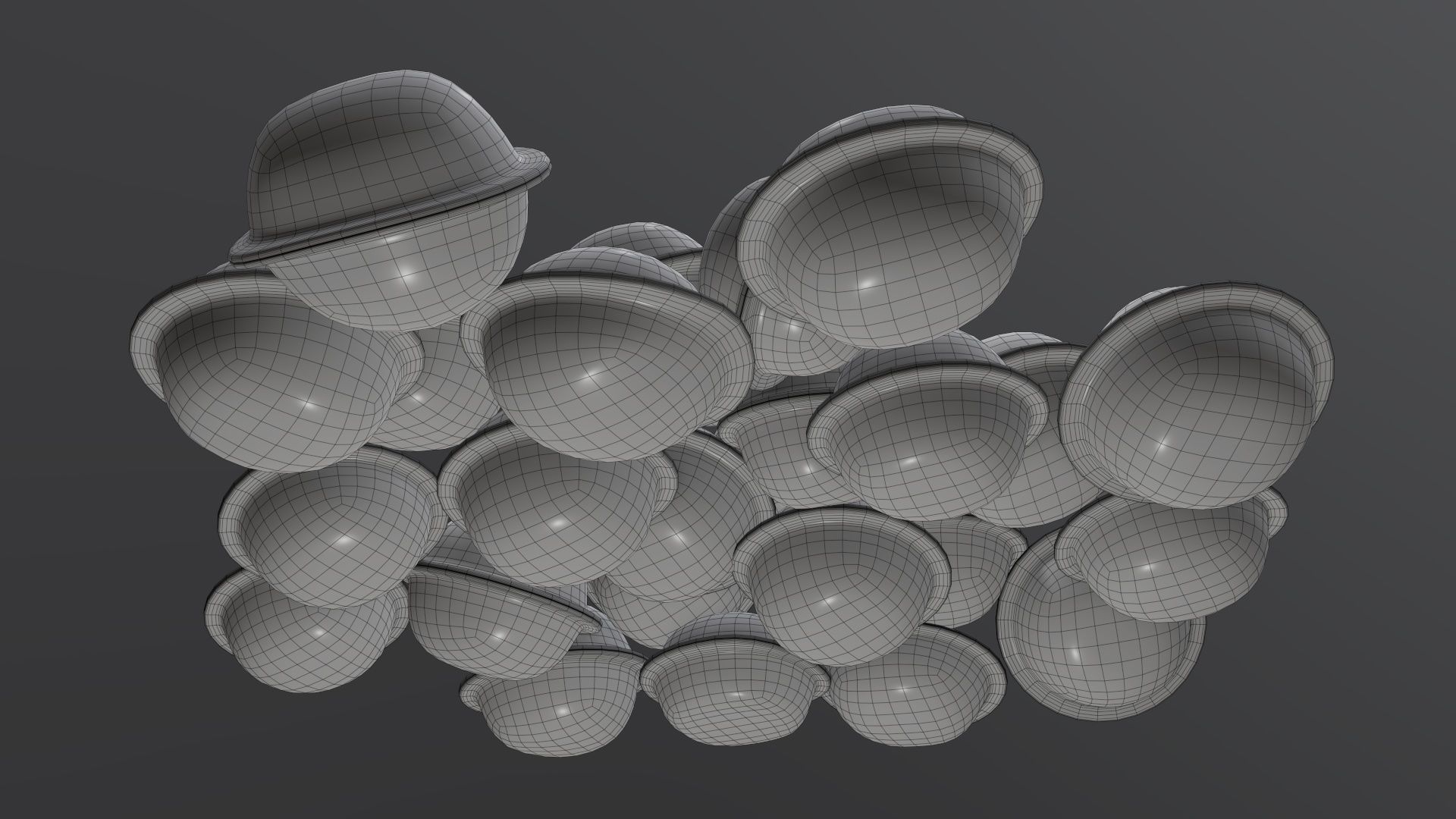 Dumplings food 04 3D model_9