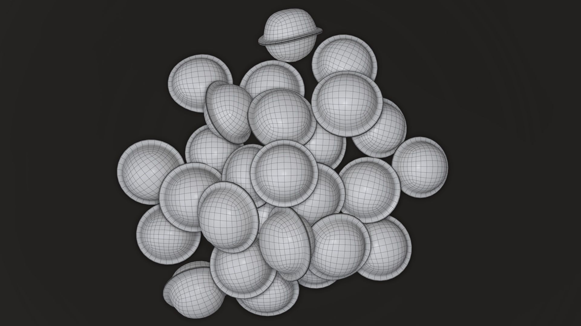 Dumplings food 04 3D model_10