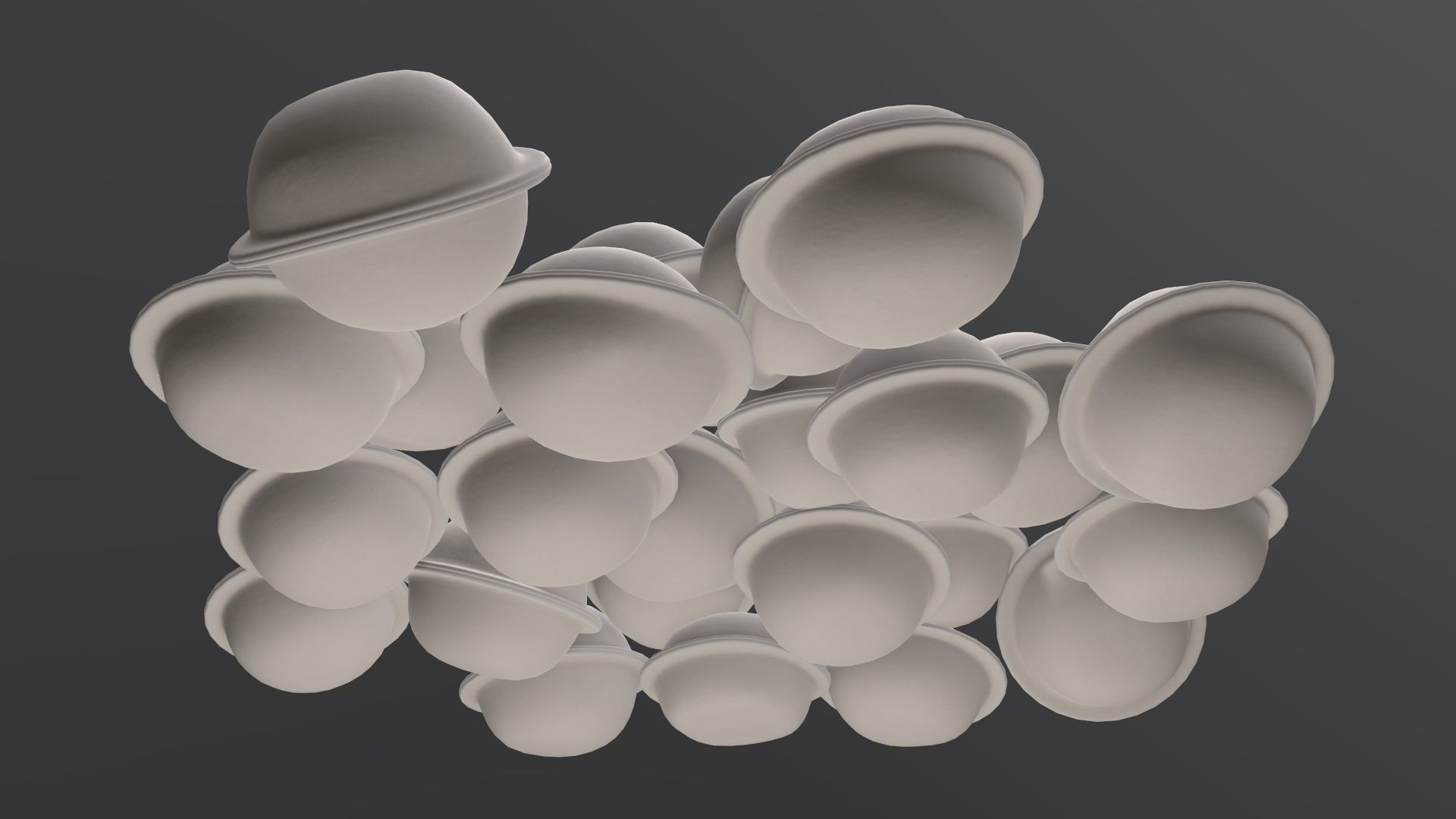 Dumplings food 04 3D model_4