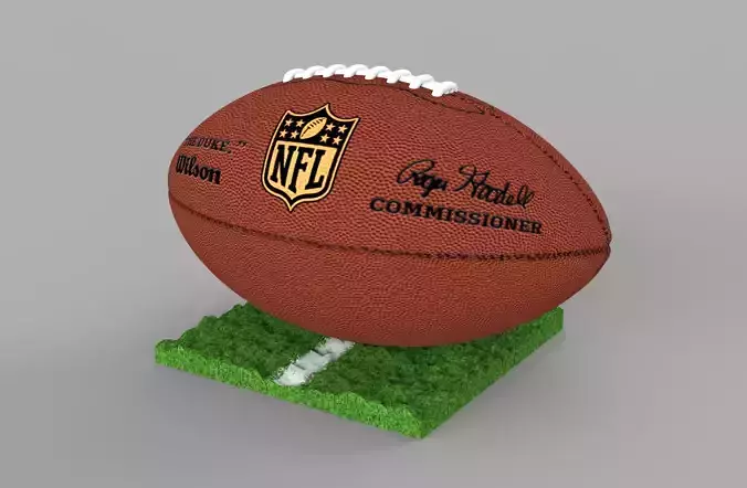 Rugby ball 3D print model