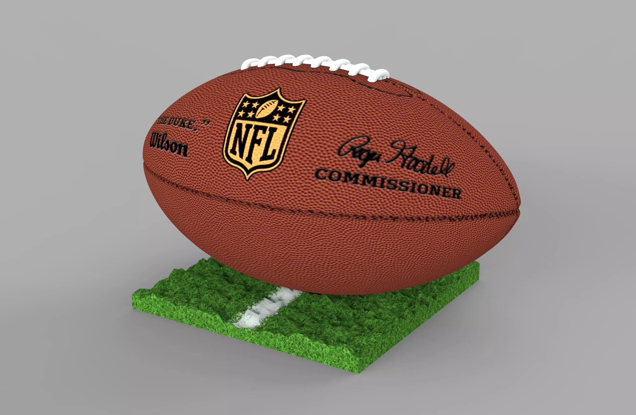 Rugby ball 3D print model