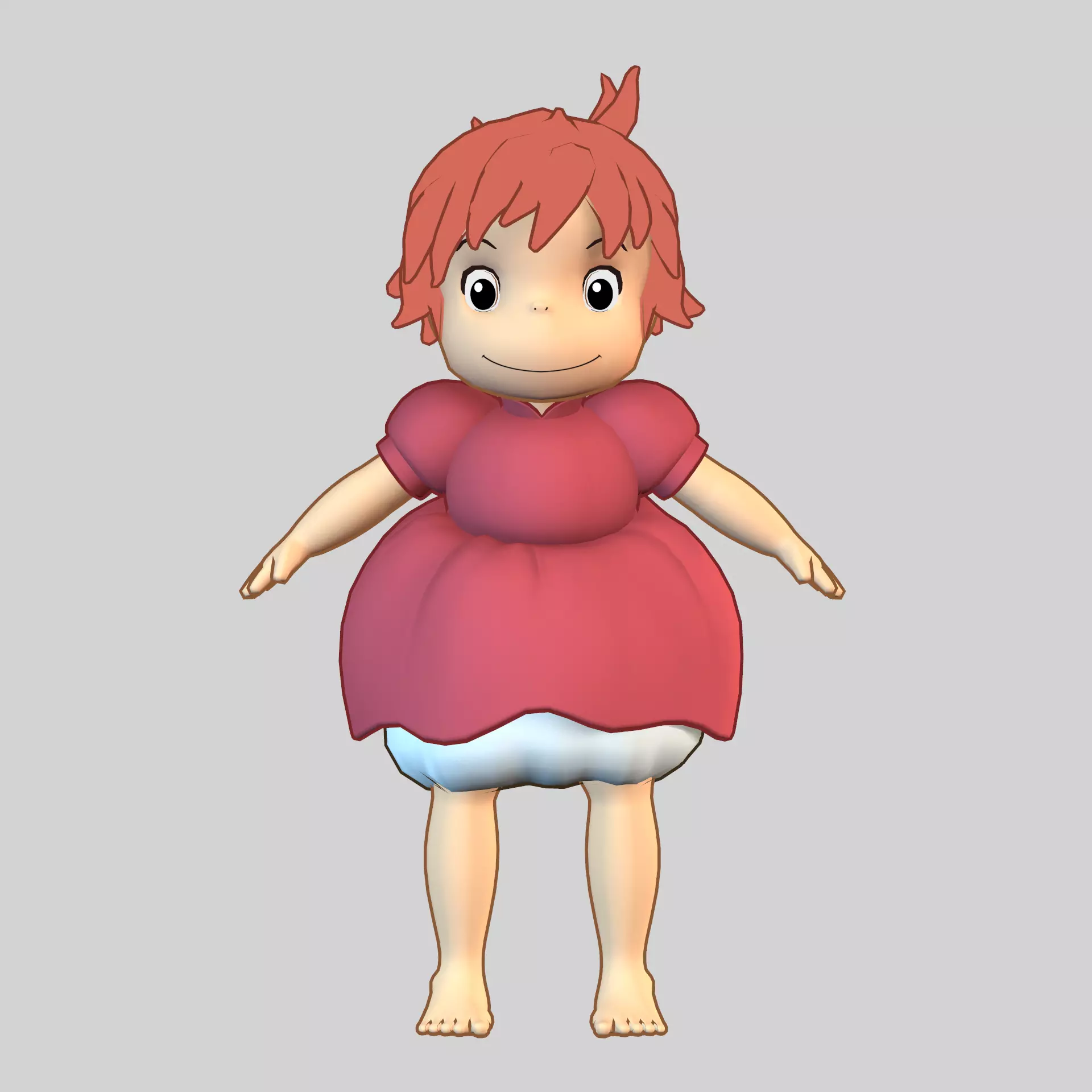 ponyo red dress ready for a ponyo adventure! is this a yay or a nay??  dress:  @beachlunchlounge #ghibli #anime #ponyo #closetcosplay @ghibliusa