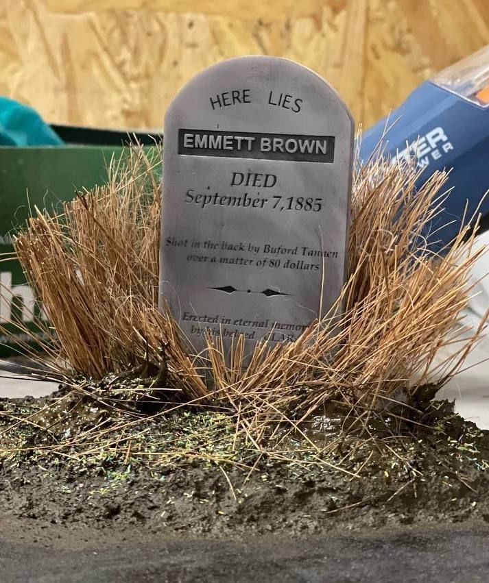 Ensemble pierres tombales retour vers le futur plus extra 3D print model_2