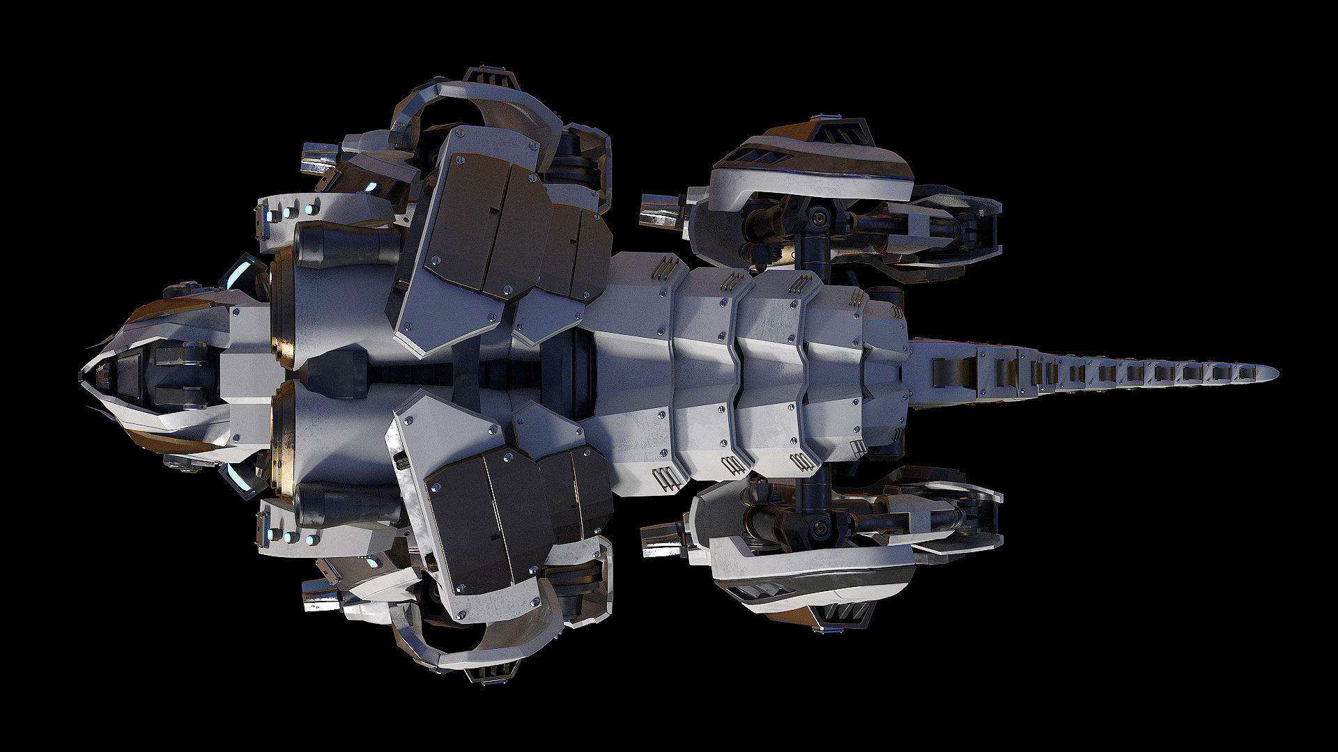 Iron tiger 3D model_3