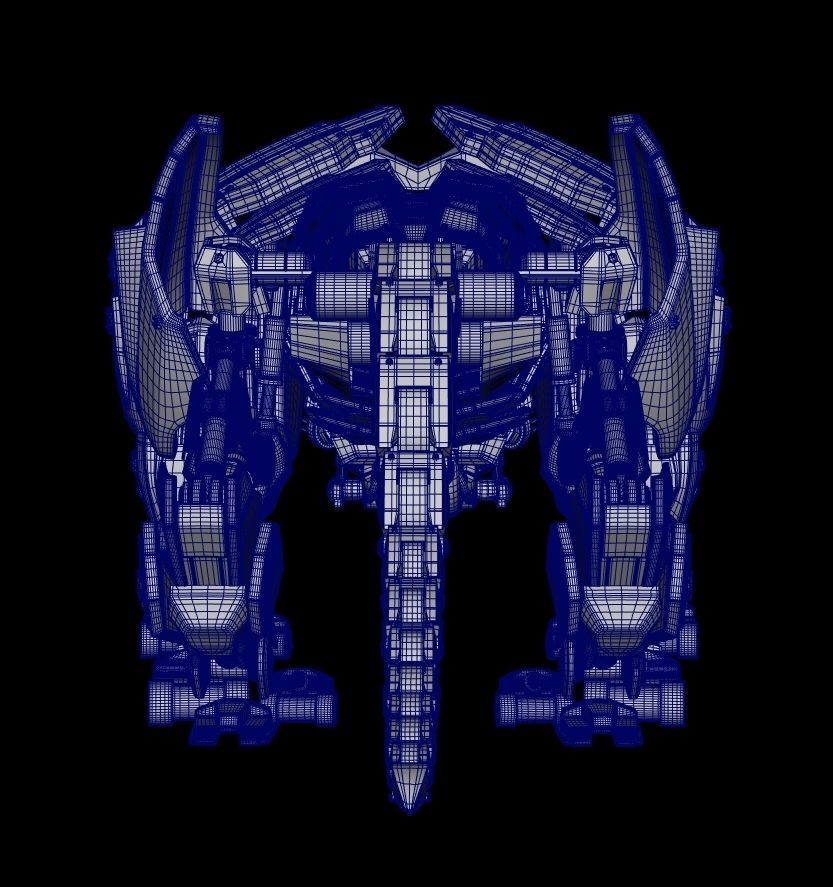 Iron tiger 3D model_8