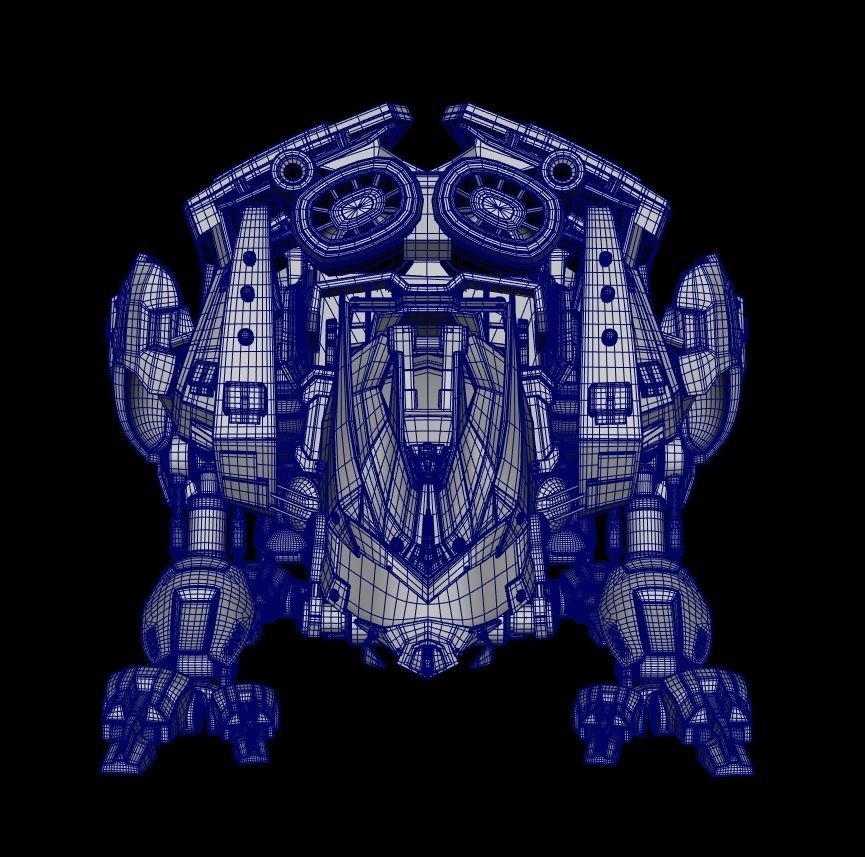 Iron tiger 3D model_6