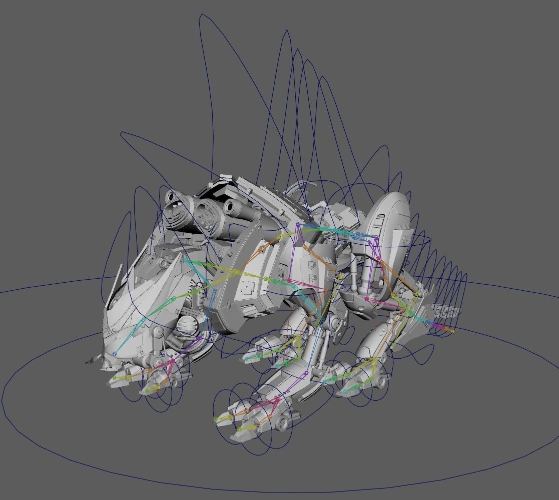 Iron tiger 3D model_9