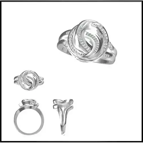 JCD Format Vintage engagement rings rhinoceros 3d jewelry design