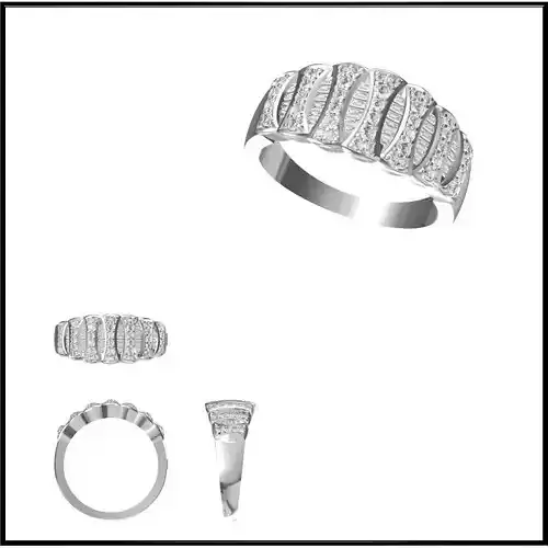 JCD Format Vintage engagement rings metal file