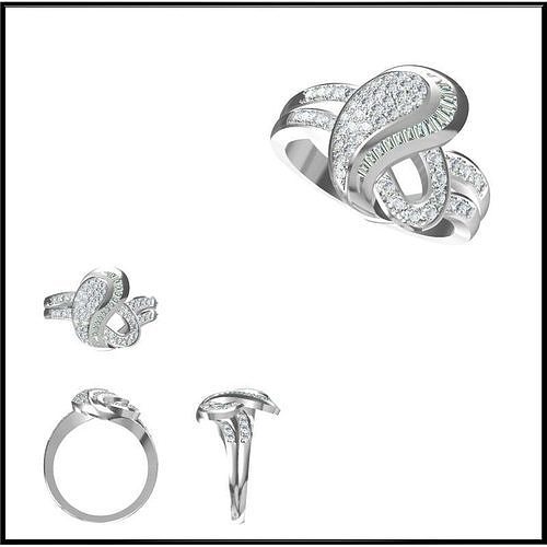 JCD Format Vintage engagement rings jewelry cad cam masters 3D print model