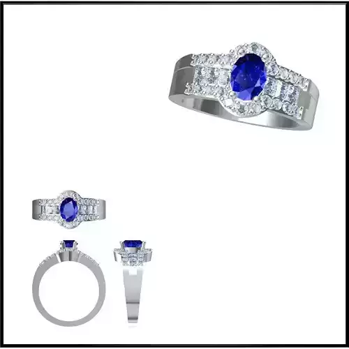 JCD Format Vintage engagement rings jewelcad