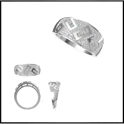 JCD Format Vintage engagement rings 3d jewelry files for sale