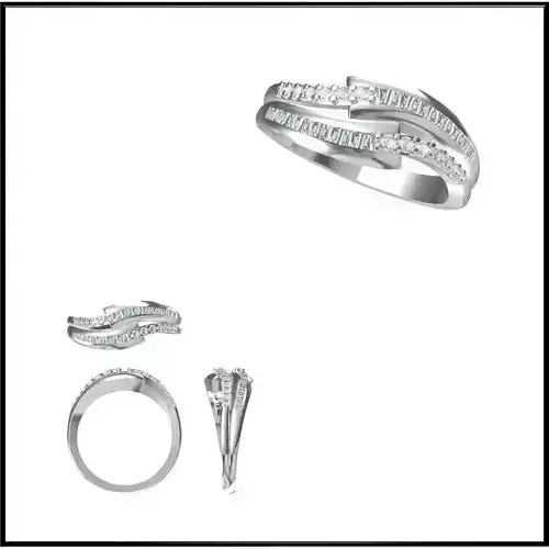 JCD Format Vintage engagement rings 3d jewelry cad