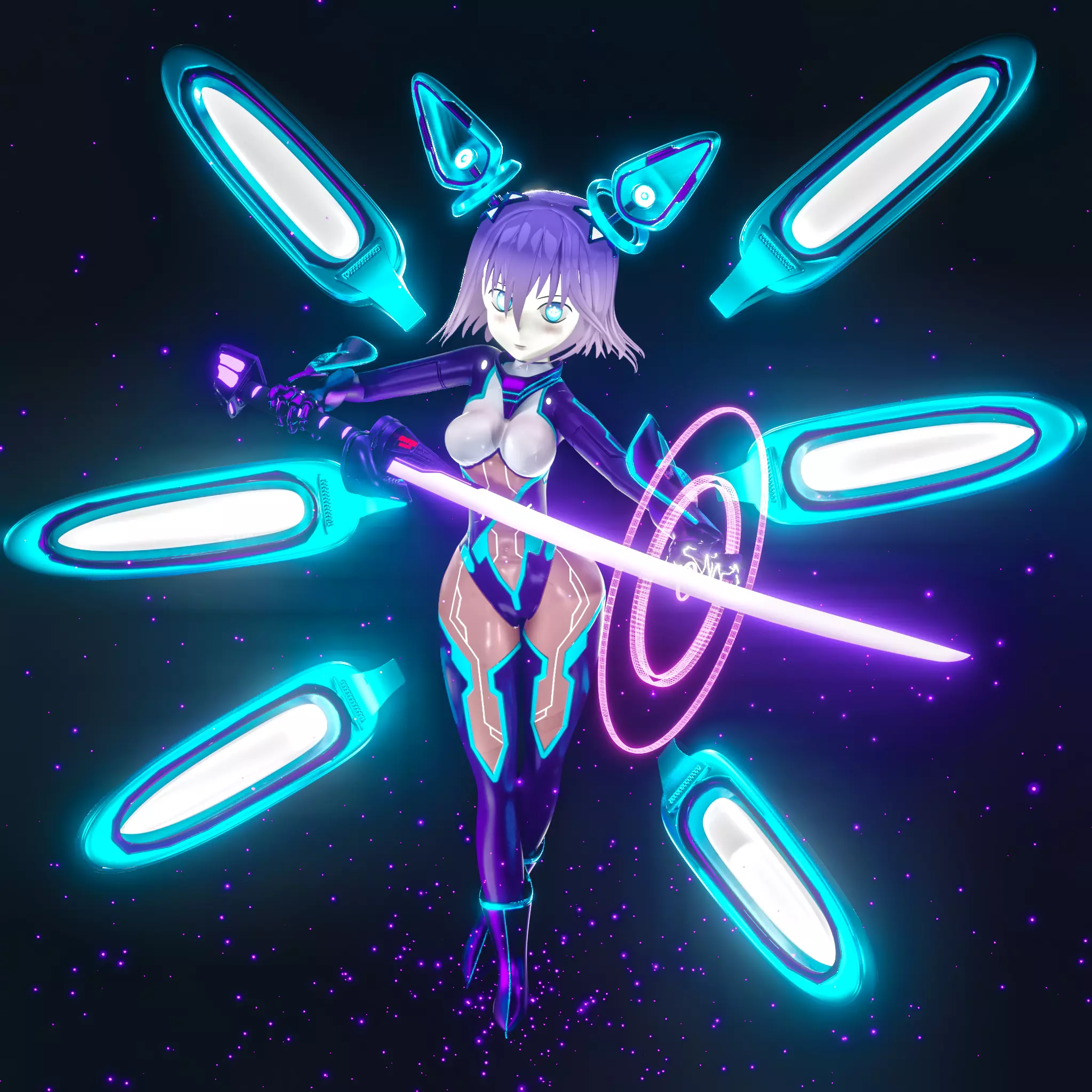 Purple Heart 3D model