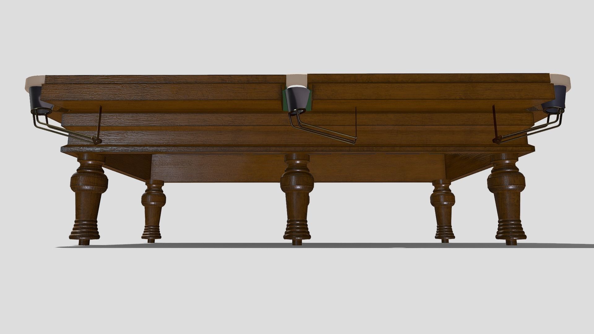 snooker table Low-poly 3D model_8