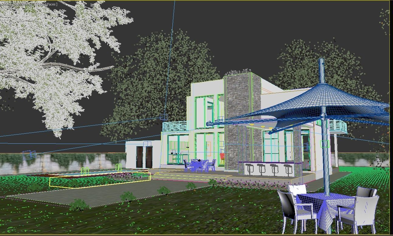 Modern House 3D model_10