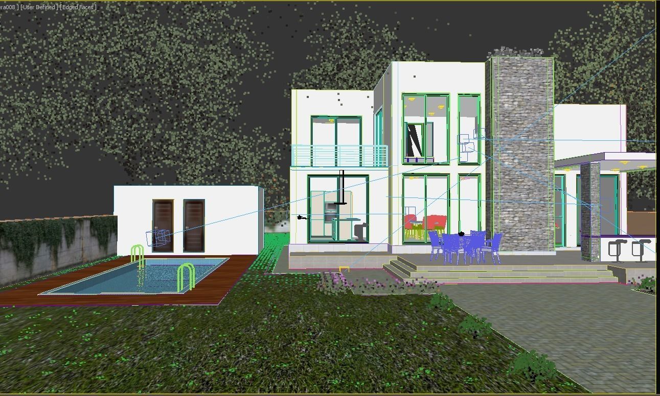 Modern House 3D model_9