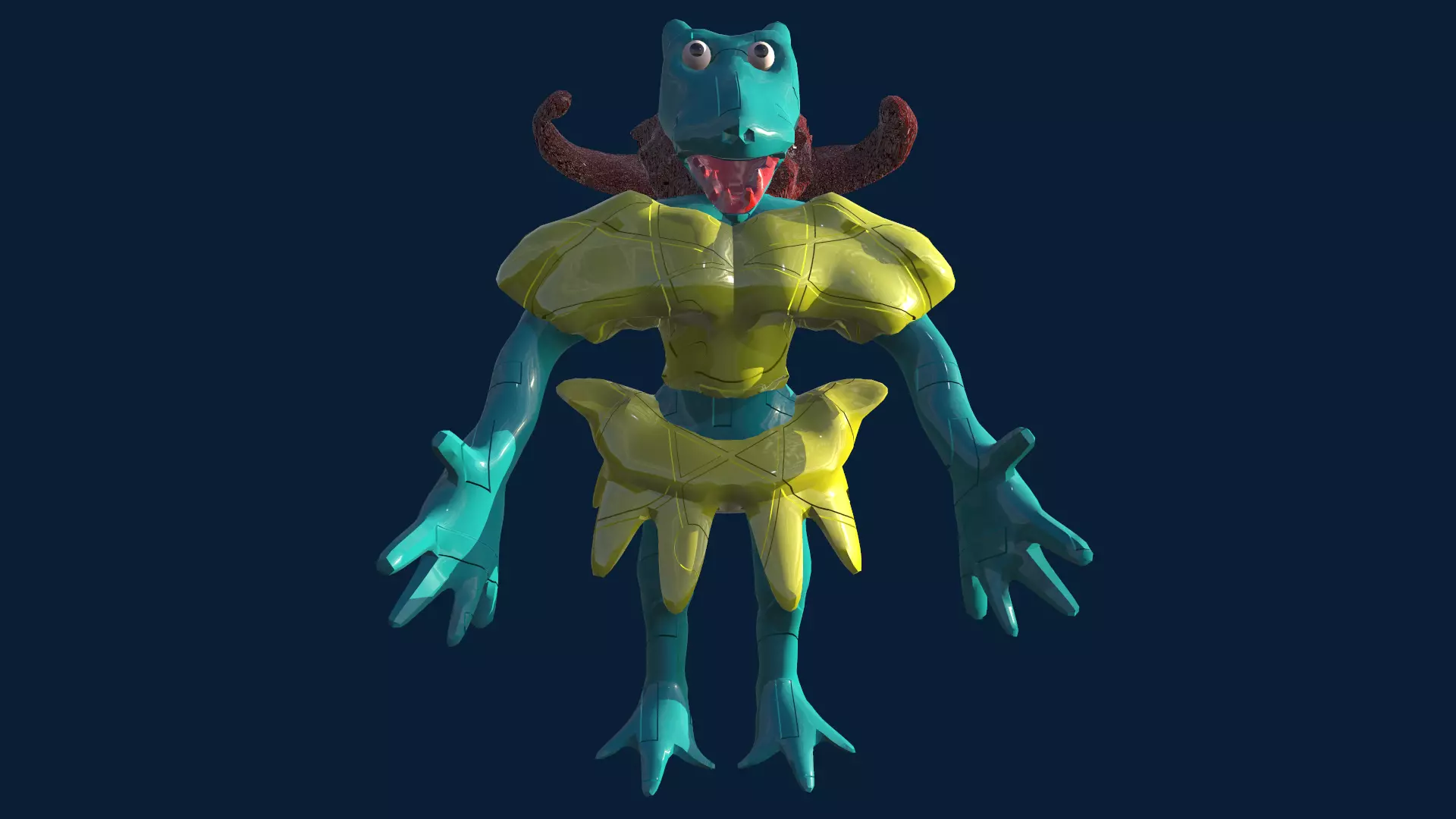 Game Character 3d Model Low-poly 3D model