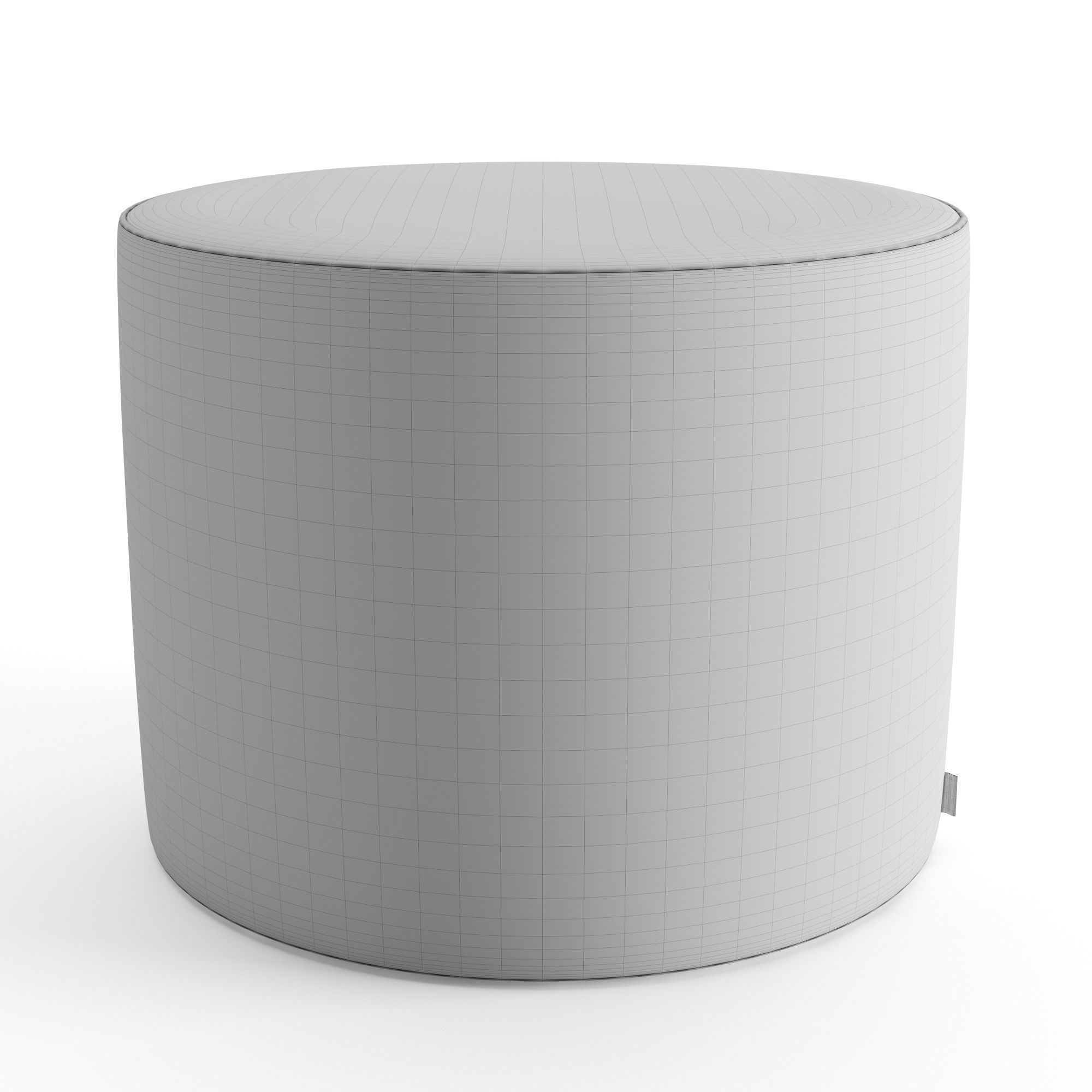 Pouf Vinci 3D model_7