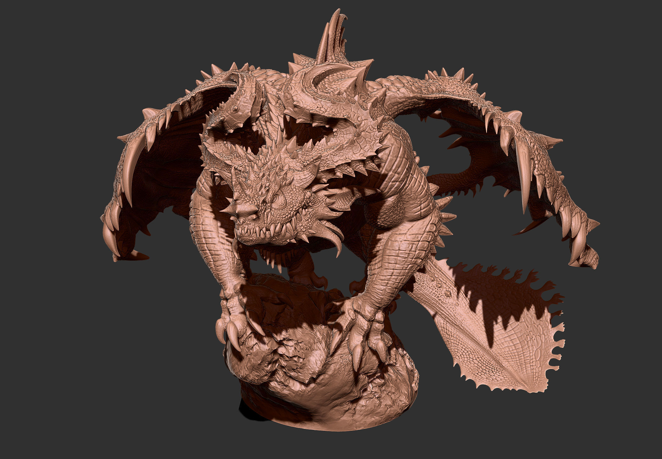 dregon nest green dregon 3d printer model 3D print model_2