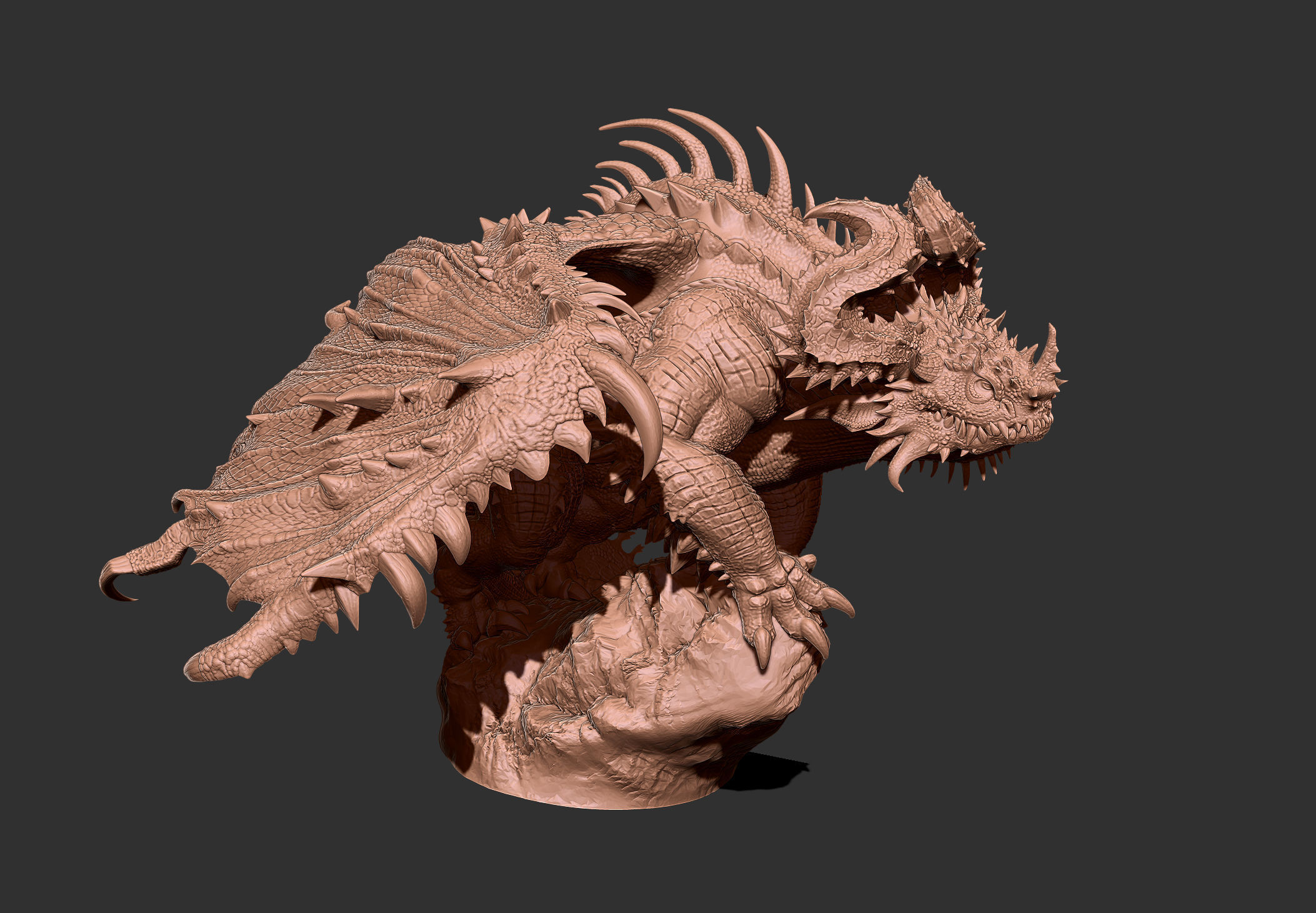 dregon nest green dregon 3d printer model 3D print model_1