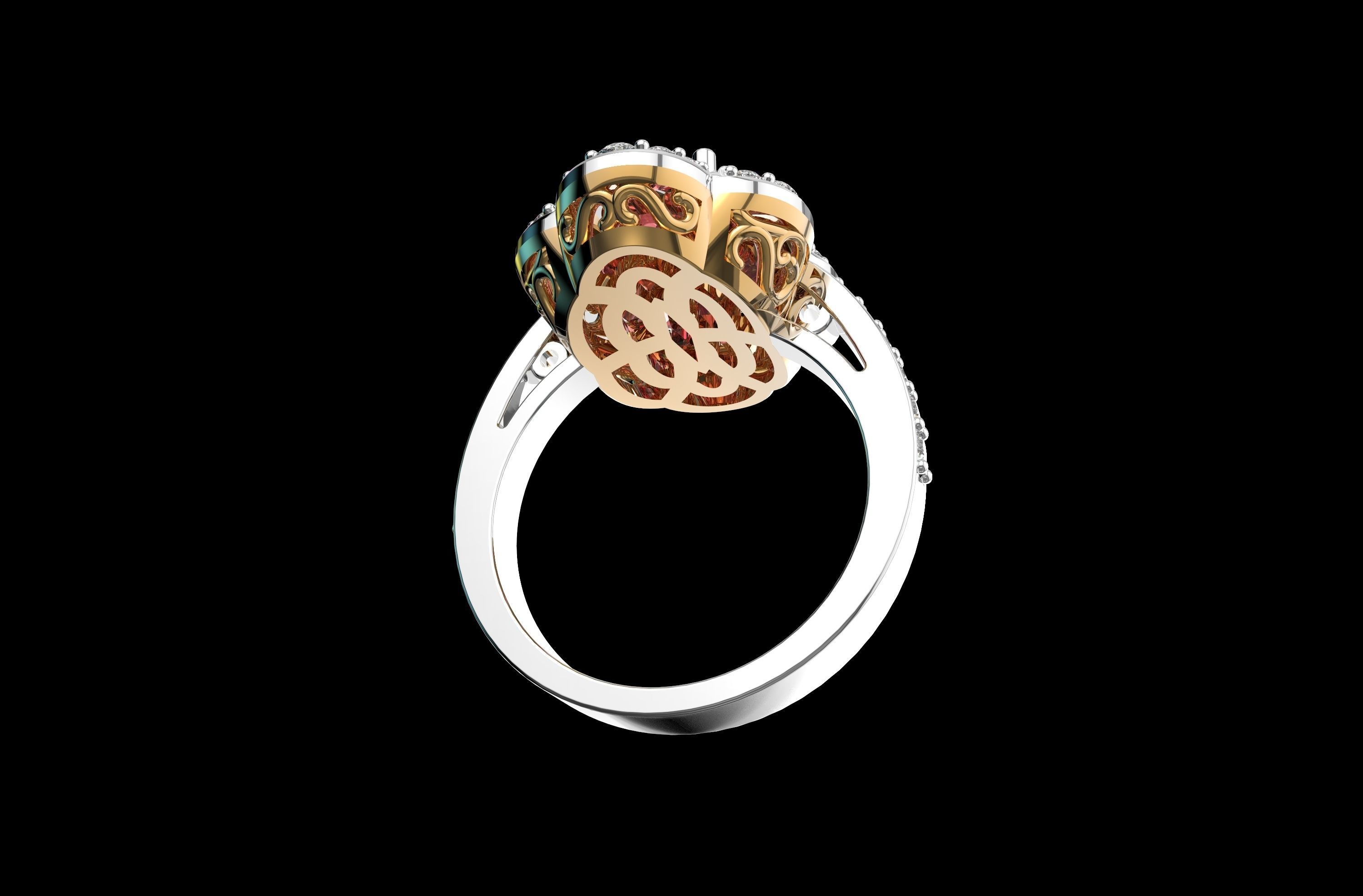 Gold N741 3D print model_8