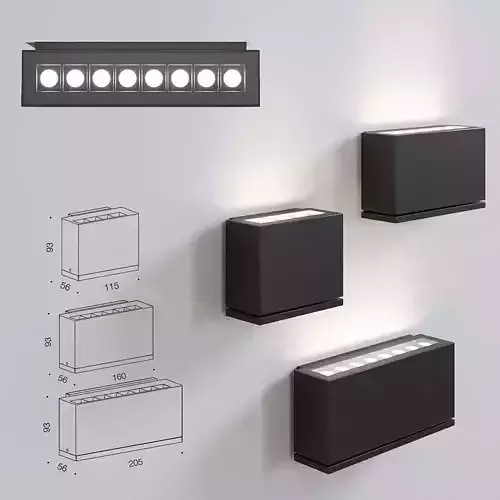 Centrsvet Mops Line Wall 3D model