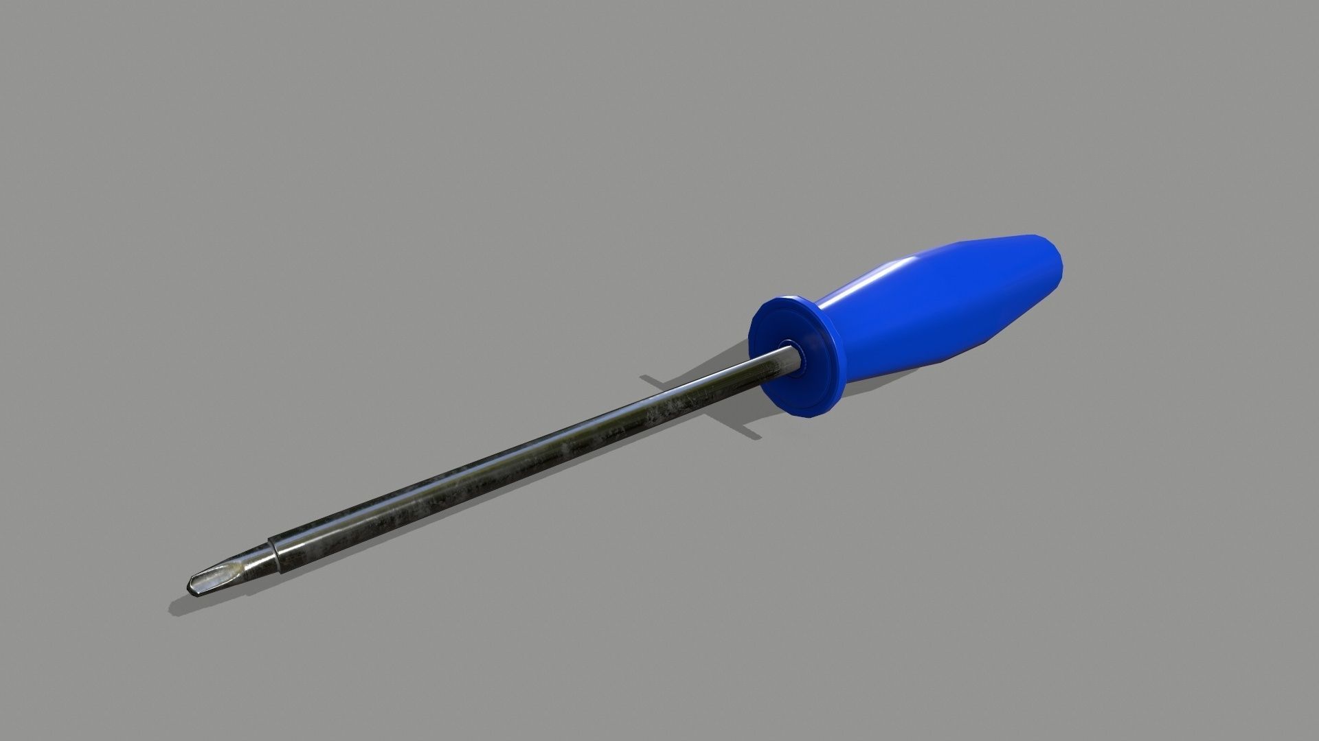 screwdriver Low-poly 3D model_5