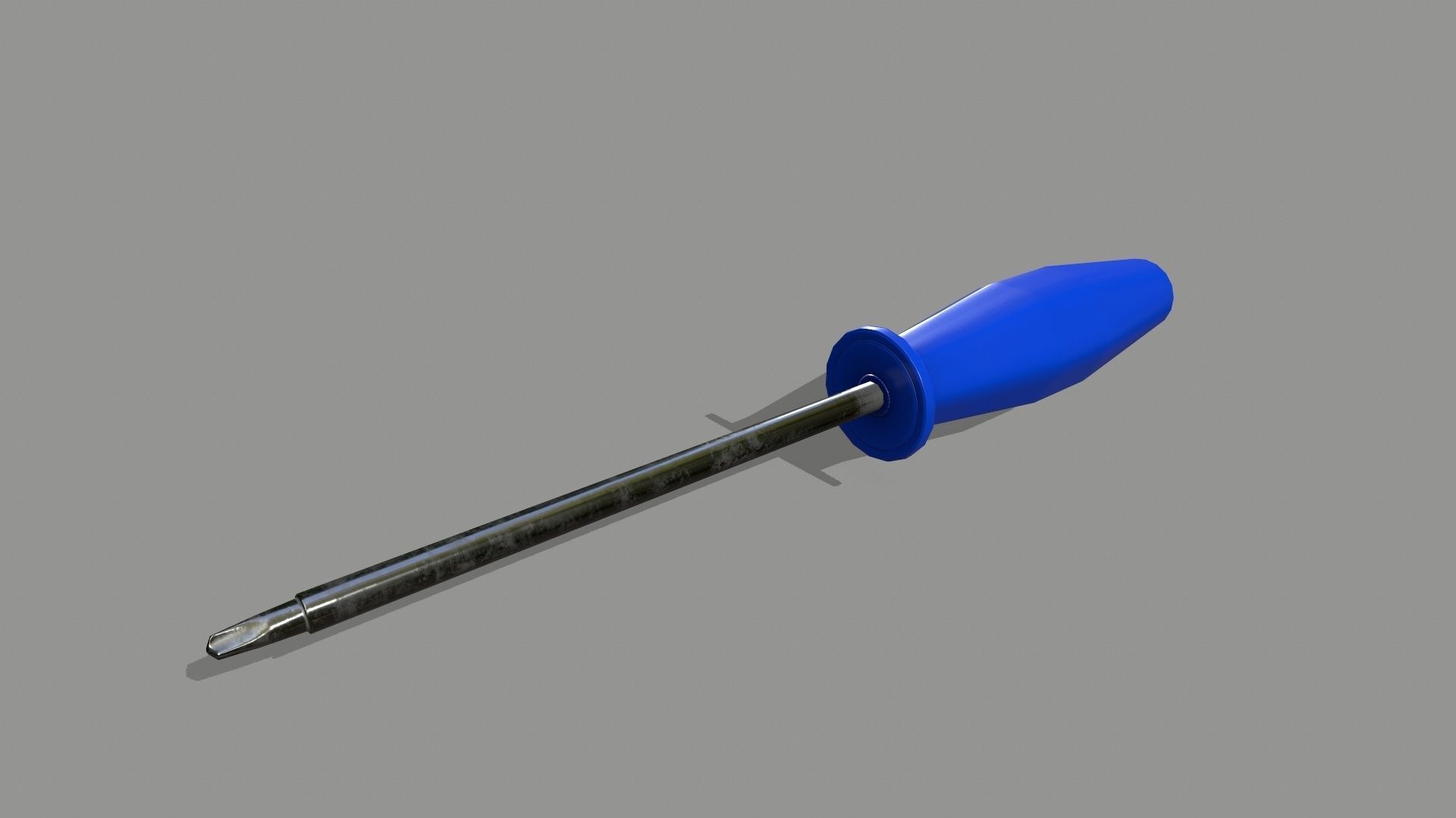 screwdriver Low-poly 3D model_2