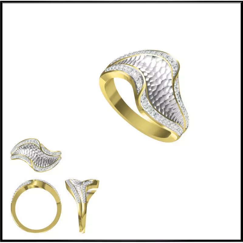 JCD Format Special rings for women cad ring design 3D print model
