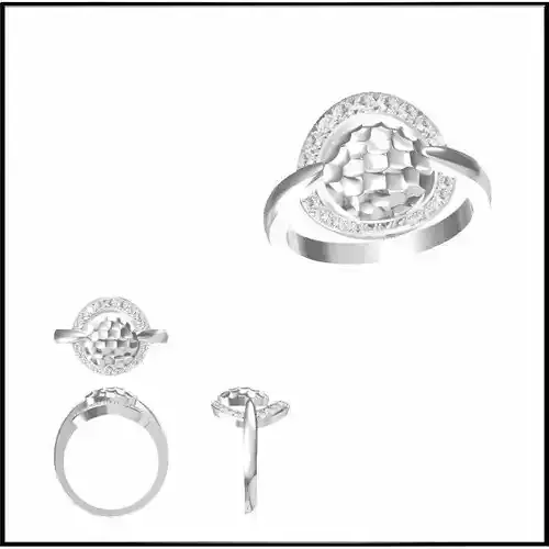 JCD Format Special rings for women cad jewellery design course