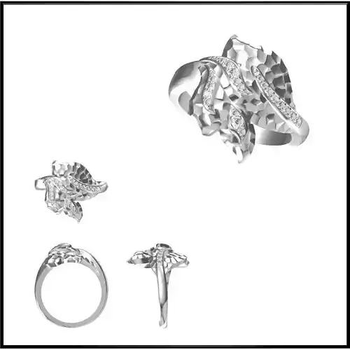 JCD Format Special rings for women cad Diamond jewellery design