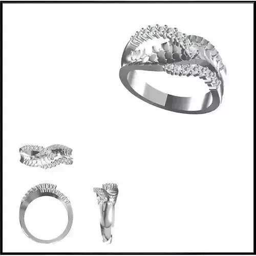 JCD Format Special rings for women cad cam jewelry design