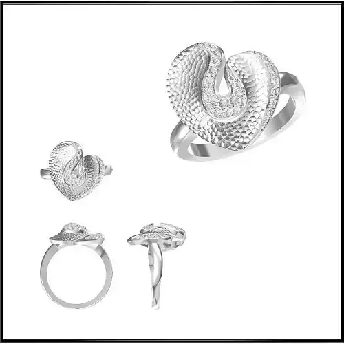 JCD Format Special rings for women autocad jewelry