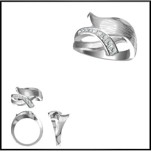 JCD Format  Diamond special rings rhino 3d jewelry 3D print model