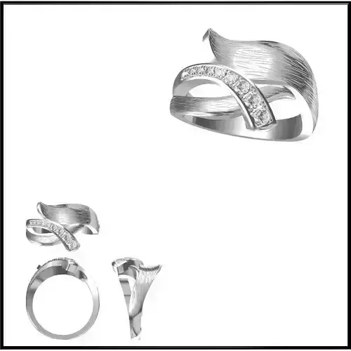 JCD Format  Diamond special rings rhino 3d jewelry