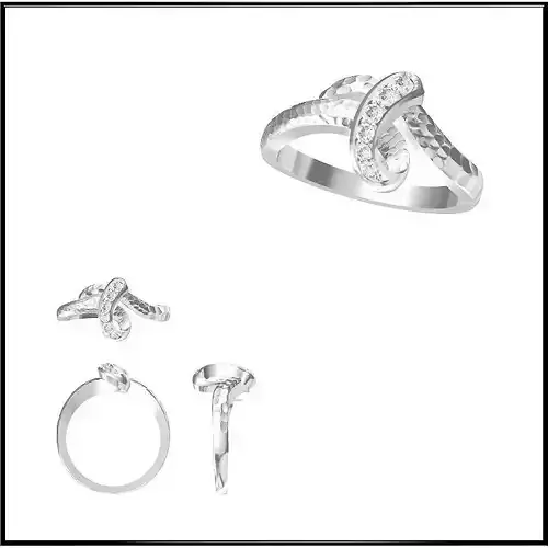 JCD Format Diamond special rings jewelry cam