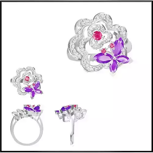 JCD Format  Diamond special ring design