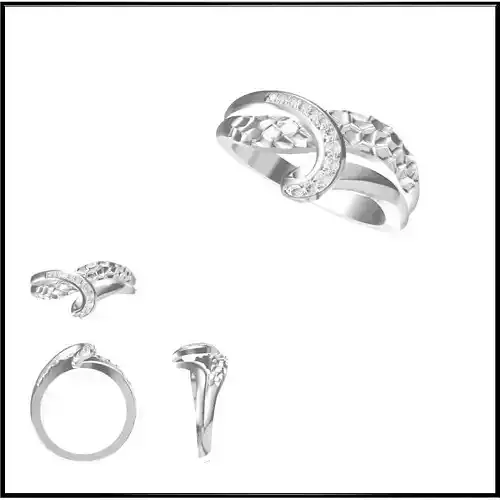 JCD Format Diamond special rings cad Diamond jewellery design